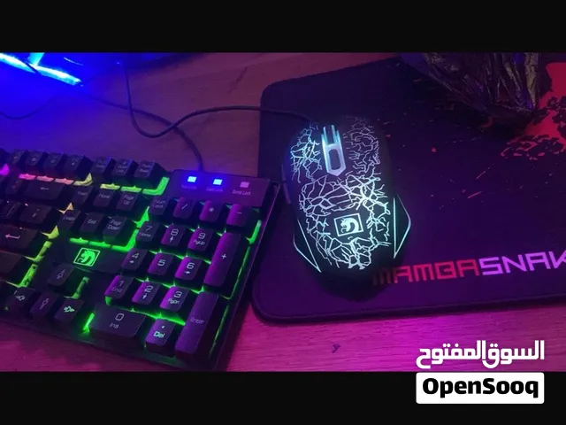 طقم كيبورت سماعه وفاره وجلدت فاره