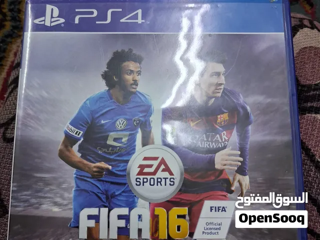 � للبيع: FIFA 16 PS4 الأصلي  للبيع شريط FIFA 16 أصلي للـPlayStation 4، بحالة ممتازة جدًا، والعلبة وا