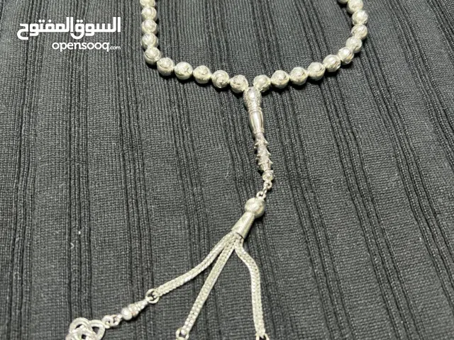 مسبحة تركية مطلي فضة