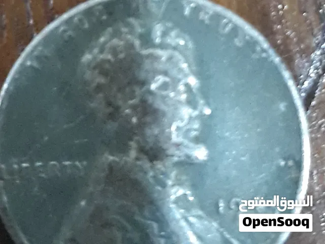 عملة معدنية واحد سنت امريكي نادر من عام 1943
