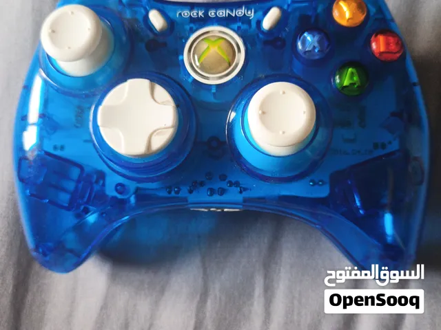 يد اكس بوكس 360 في اللون الازرق الشفافي