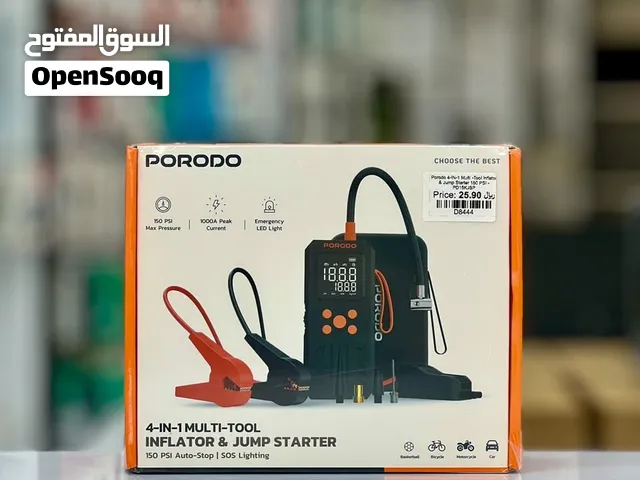 Brand New Porodo Jump Starter in Oman  Tire Inflation