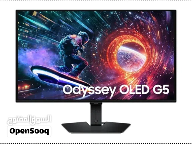 للبيع شاشة Samsung Odyssey OLED G5 G50SF مقاس 27 بوصة 2k 180hz التوصيل للبيت والدفع عند الاستلام