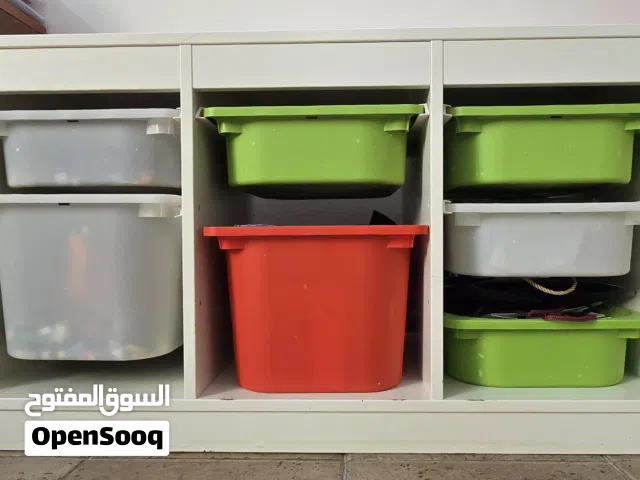 Ikea Trofast kids storage rack with multicolored storage drawers