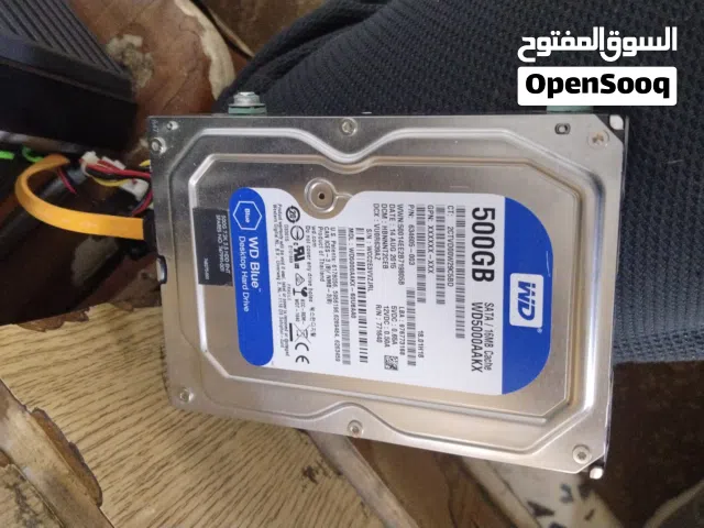 هارد ديسك 500gb  لابتوب وpc وكاميرات