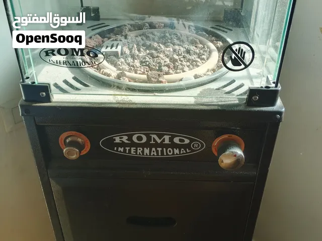صوبة رومو فاير بليس زجاجية غاز. مخزنة. استعمال شهرين. فقط حالة ممتازة جدااا سعرها جديد 180 دينار