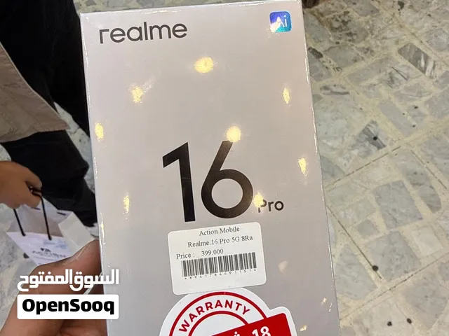 تلفون ريلمي 16 pro جديد لم يستخدم + سماعة airpods 4 anc جديدة لم تستخدم