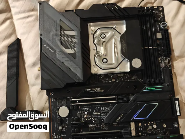 asus z790f wifi + i9 13900k + cpu water block