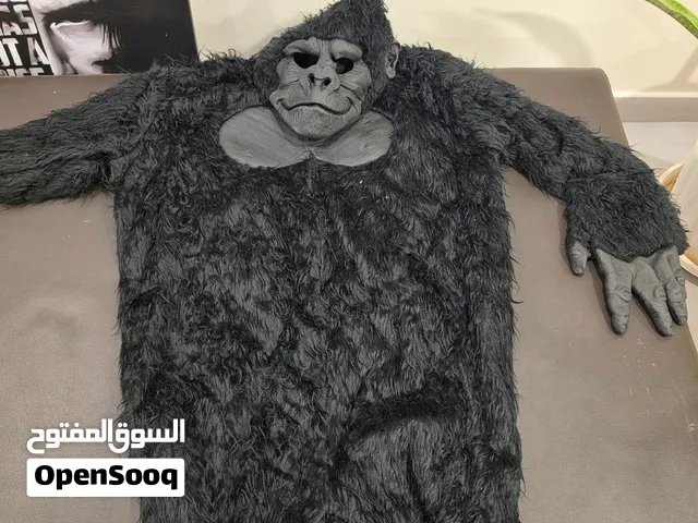 Full-Body Gorilla Costume – Realistic Mask & Suit – Halloween/Party Costume
