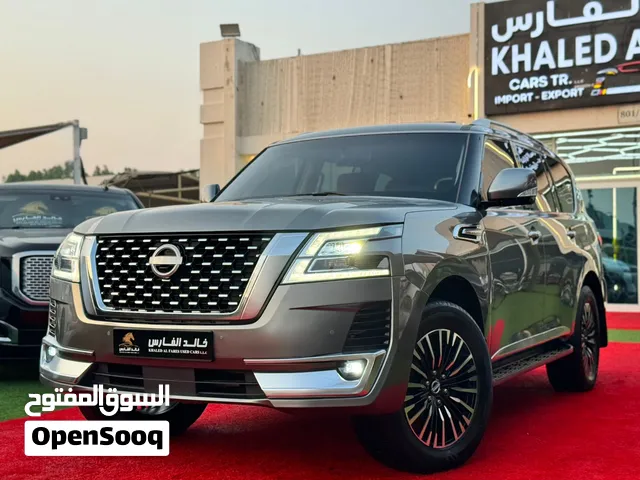 نيسان باترول LE Titanium 2016 محدث 2022 خليجي بحالة الوكالة التامة وسعر عرض ممتاز.