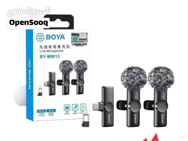 مايك لاسلكي بويا دبل تايب سي  BOYA BY-MW10