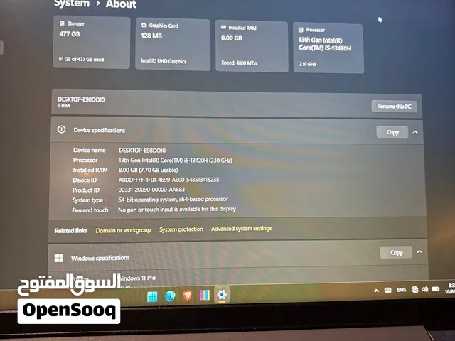 Lenovo IdeaPad Slim 3 15IRH8 للبيع
