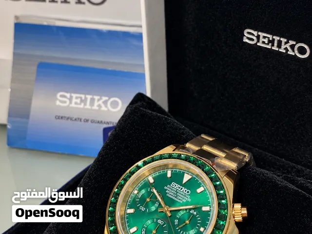 SEIKO DAYTONA DIAMOND GREEN MOD