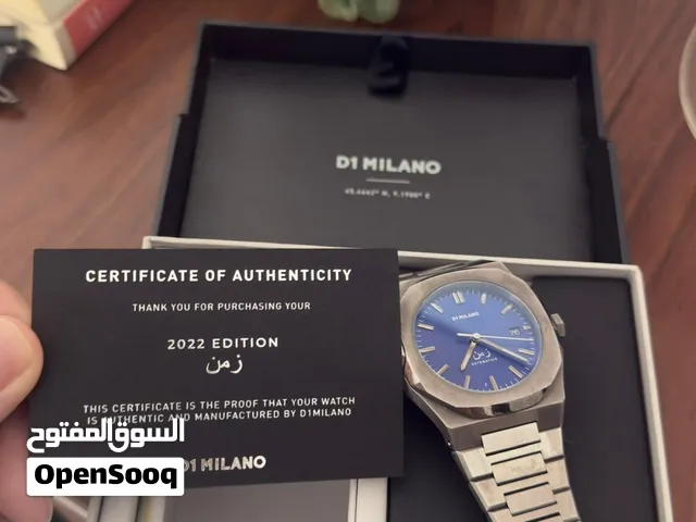 DI MILANO Men’s Watch – Like New with Original Box & Certificate  ساعة DI MILANO رجالية أصلية