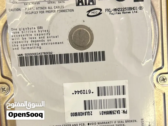 هارد ديسك لابتوب Fujitsu سعة 250 جيجا (SATA HDD)