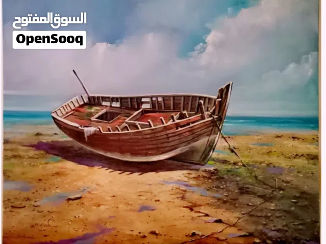 لوحه زيتيه اصليه متر وعشرين في متر