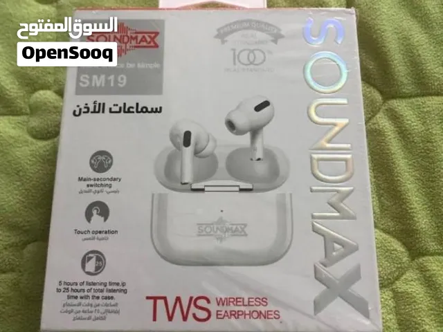 سماعة ساوند ماكس Soundmax SM19 جديدة بالكرتون و جراب حماية