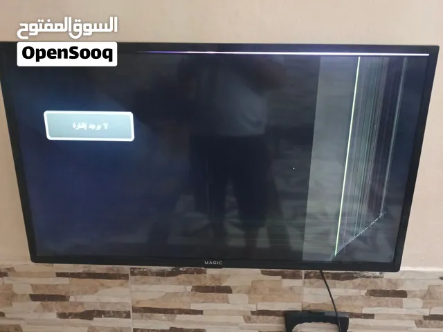 شاشه 43 بوصه شغاله لاكن مكسوره للبيع