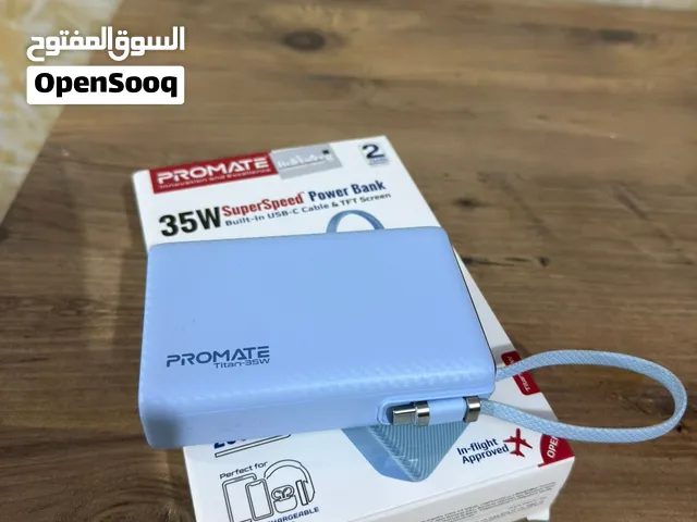 شاحن متنقل بور بنك Power bank  جديد استعمال مرة واحدة فقط  ماركة promate