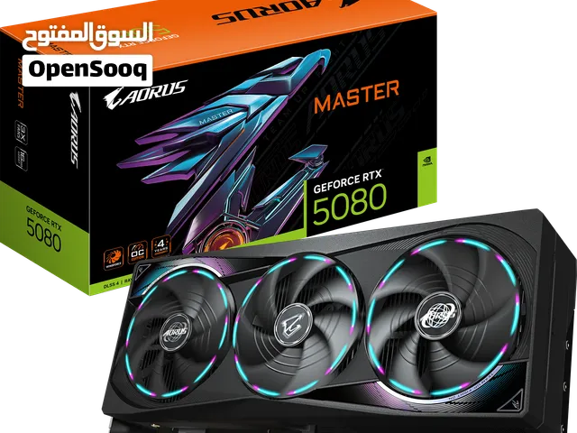 Gigabyte AORUS GeForce RTX 5080 Master OC Edition Graphics Card 16GB