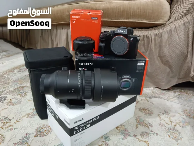 كاميرا وعدستين Sony A7Riii A with Sigma 70-200 sprots and sony 35mm 1.8f oss