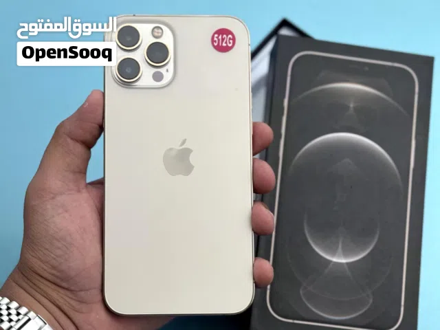 عرض خااص : iPhone 12 pro max 512gb هاتف بحالة الوكالة بدون اي شموخ أو ماشكل و بأقل سعر من دكتور فون