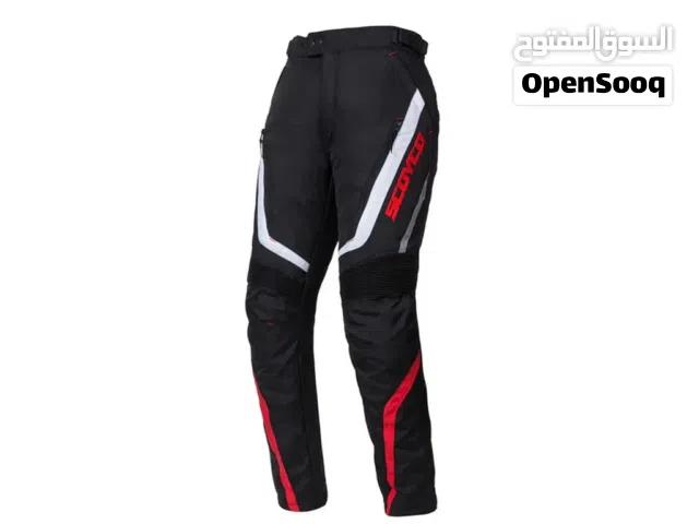 SCOYCO Windproof Winter Motorcycle Riding Red Wave Pants for Men