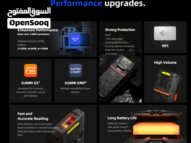 Sunmi L2S Pro 5.5′′ HD+ IPS Touch Display, 3GB + 32GB Smart Mobile Terminal