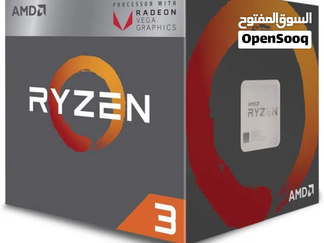 معالج جيمنج اي ام دي رايزن 3 مع كرت مدمج 2200G - AMD RYZEN 3 2200G 4 CORES GAMING CPU