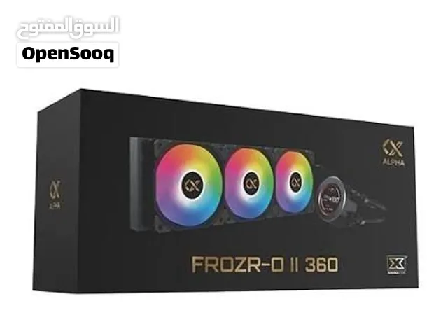 مبرد مائي من شركه xigmatek frozr-o ii 360 lcd argb cpu liquid مبرد مائي احترافي فيه شاشه lcd
