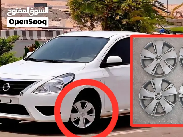 للبيع طاسات كفر تاير نيسان صني اصلي Nissan Sunny original wheel covers for sale.