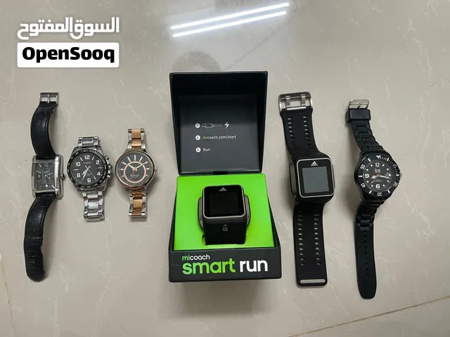 مجموعة سبع ساعات للبيع مع بعض