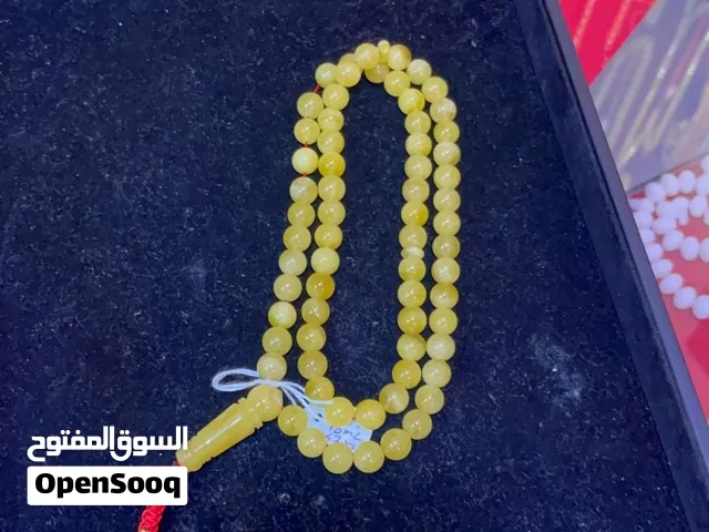 مسباح كهرم طبيعي فاخر – 67 خرزة – حجم 10 مل