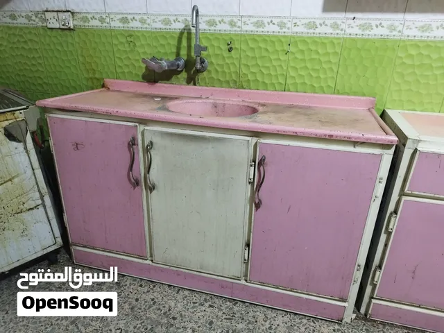 كاونتر وسنك مطبخ ورف مطبخ المنيوم ورف مطبخ خشبي