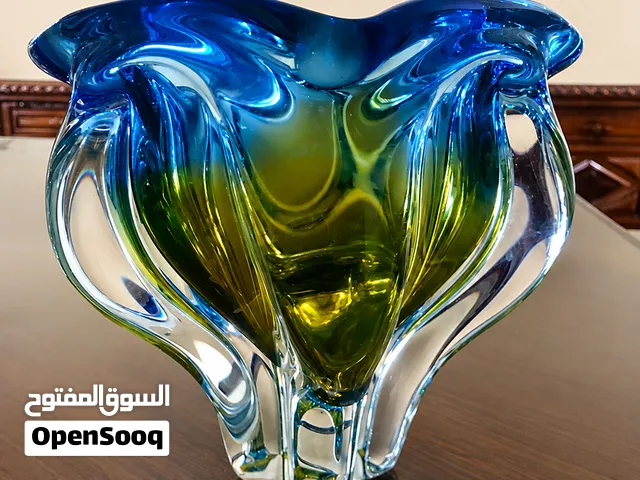 Vintage Hand-Blown Art Glass Vase