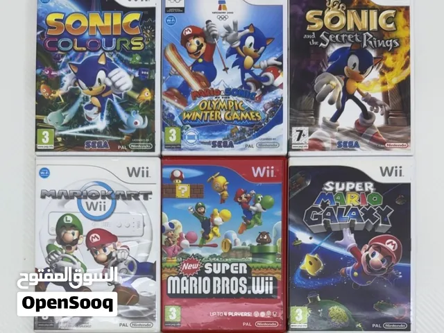 عدد 6 العاب Wii