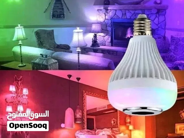 لمبه RGB LIGHT مع سماعه الموسيقى سماعات تشبك بلوتوث على الموبايل مع ريموت سماعة سماعات سبيكر ضوء