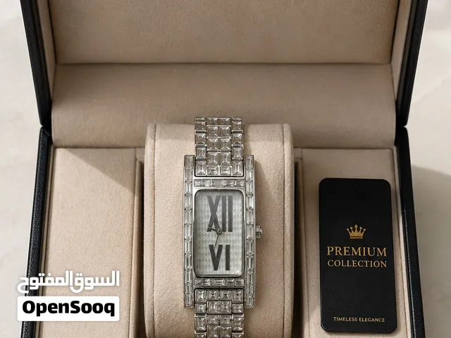 ساعه نسائي راقيه تليق بالأميرات ALL STAINLESS STEE Swine Bernarg WATER RESISTANT SA NO:726 SWISS