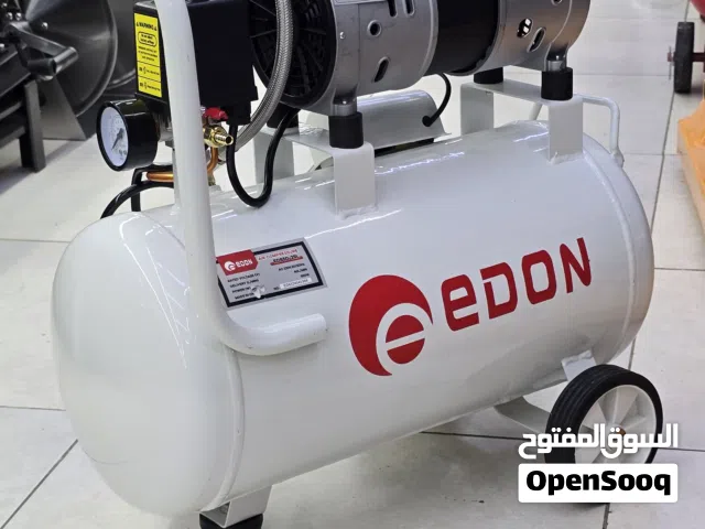 كمبريسر هواء 25 لتر سايلنت حجم صغير شركة EDON مكينة بريشر الهواء كهرباء صامت كهربائي