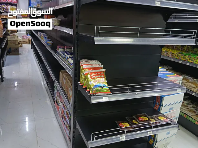 High-quality, heavy-duty commercial steel display racks in excellent condition. Ideal for supermarke