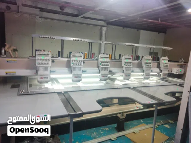 مكينة تطريز مع طباعة