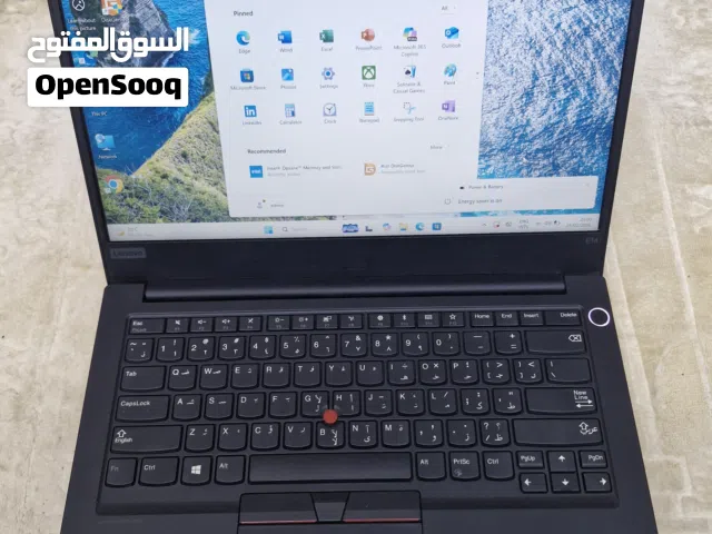 Lenovo E14 core i5-10th Gen- 500 GB SSD- 8GB RAM-14 display windows 11-C type orginal adapter