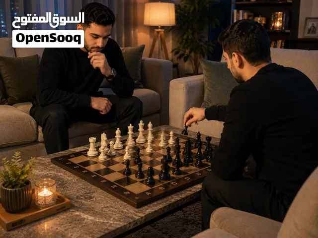 احجار شطرنج عظم اضخم مقاس   حجارة الشطرنج  للمحترفين