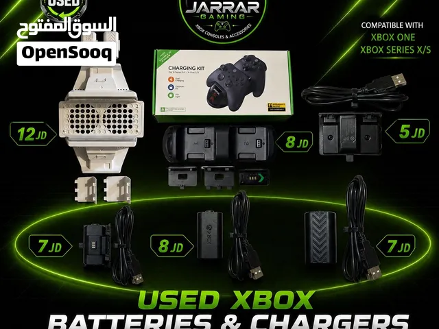 بطاريات شحن مستعمل بحاله ممتازه ايادي تحكم إكس بوكس سيريس & ون Xbox Used  battery’s for series & one
