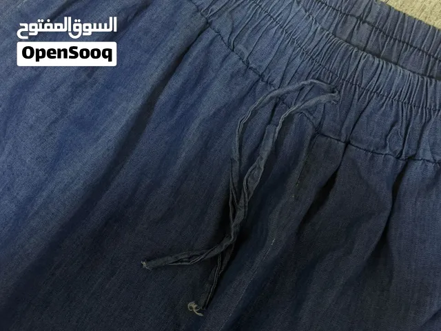 بنطال صيفي جداً خامه بارده نازله ما يتلزق على الجسم  كمية محدوده مقاس XLفقط  خصر مطاطي