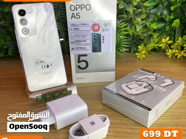 جهاز مستعمل ايام  بالكرتونة Oppo A5 رام 16 جيجا 128 مكفول بالشركة وهدية متوفر توصيل