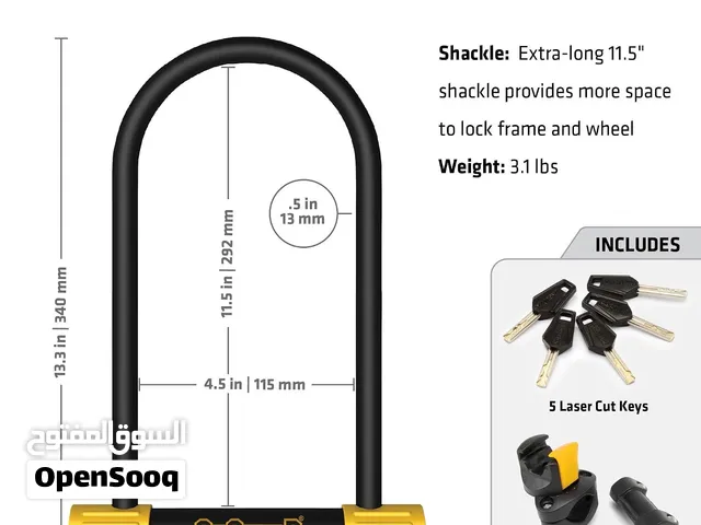OnGuard Bulldog LS U-Lock (Black, 4.53 x 11.50-Inch)