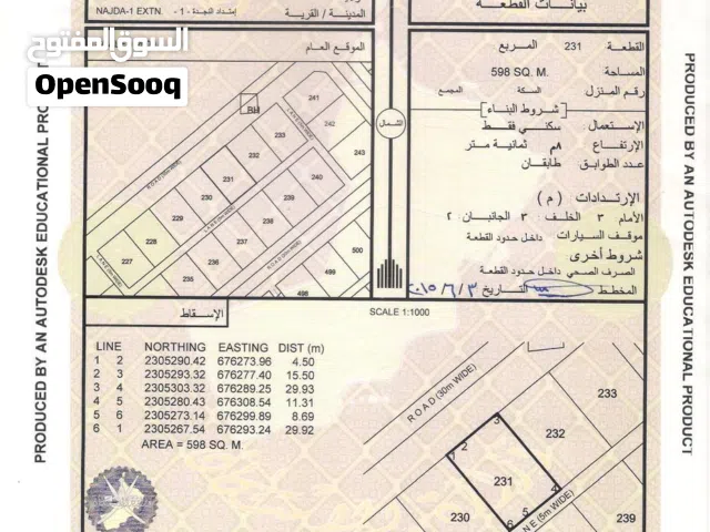 ثلاث اراضي شبك في ولايه محوت امتداد النجد بالقرب من البيوت والمدارس بسعر مميز - انا المالك