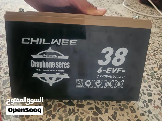بطاريه (الديب سايكل) 12v 38a انتاج سنه 2026 للبيع استخدام شهرين فقط للبيع 55 الف بغداد يوجد توصيل