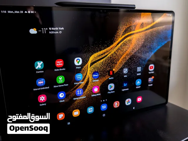 Samsung Galaxy Tab S8 8/128 Wi-Fi روز جولد  حالة شبه زيرو + S Pen + كيبورد هدية